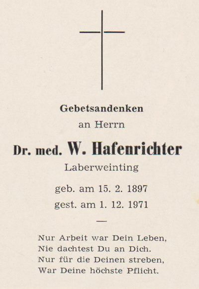 hafenrichter dr.
